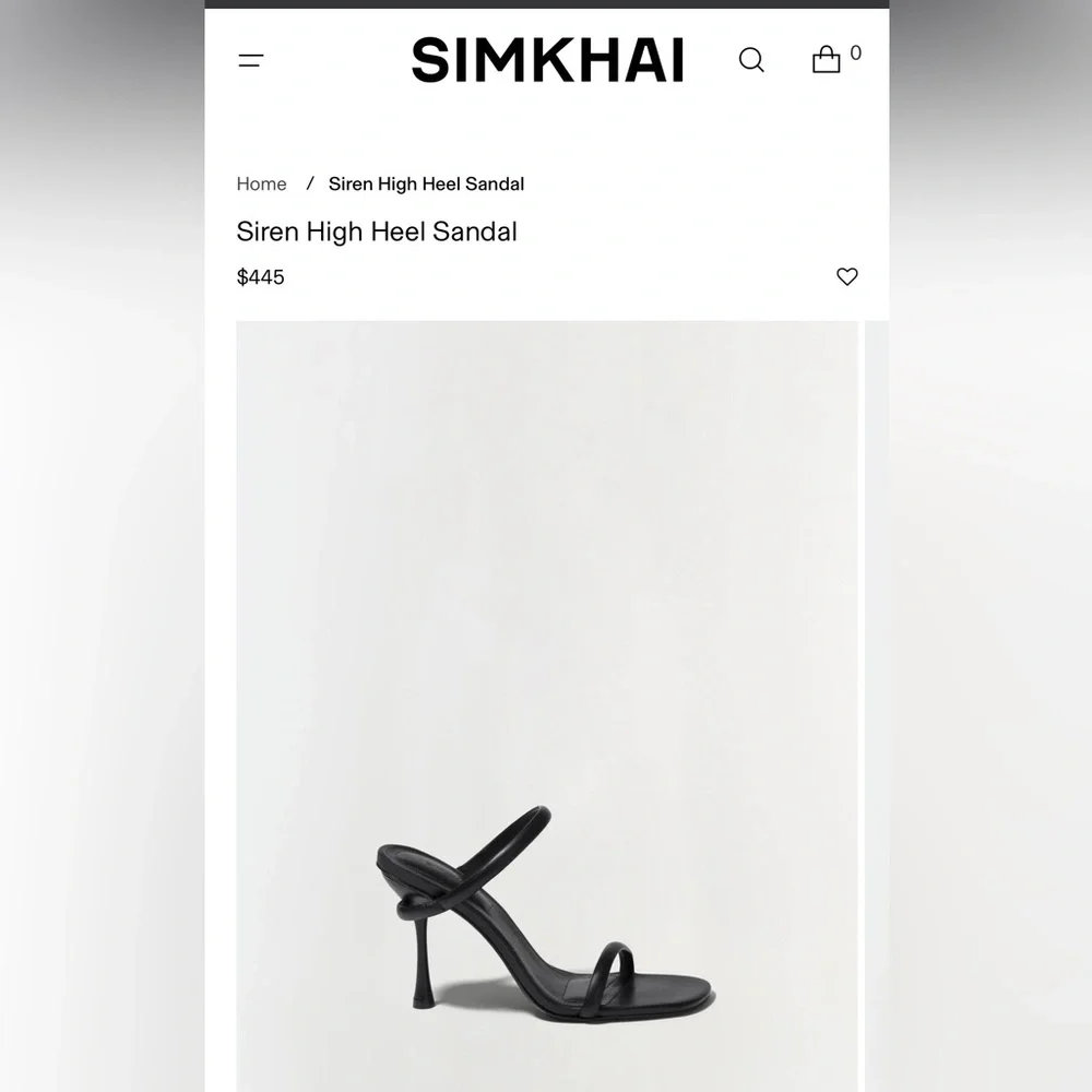 Simkhai Siren Black Patent 4 inch High Heels size 39 - Picture 3 of 11